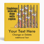 Slaughterhouses - Vegetarian, Vegan Vinyl Binder