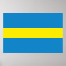 Slauharad, Belarus, Belarus flag Poster