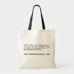 slave2  ts tote bag