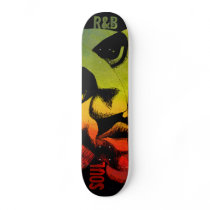 Slave To Soul R&B Skateboard by Madinagoodway Slave To Soul R&B Skateboard