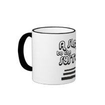 Slave to the System Alternate Ringer Mug by socialjusticeink Slave to the System Alternate Ringer Mug