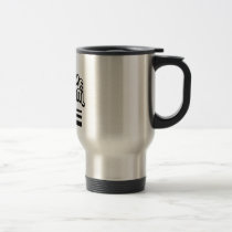 Slave to the System Stainless Steel Travel Mug by socialjusticeink Slave to the System Stainless Steel Travel Mug
