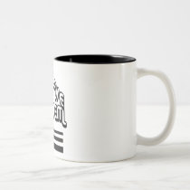 Slave to the System Two-Tone Mug by socialjusticeink Slave to the System Two-Tone Mug