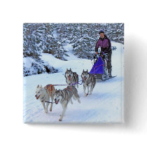 Sled Dog Racing Button