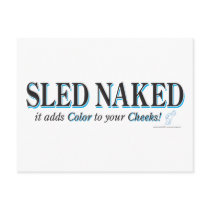 SLED-NAKED postcards by snomotease SLED-NAKED postcards