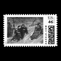 Sled race postage