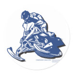 SLEDDER ROUND STICKER