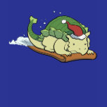 Sledding Ankylosaurus Shirt