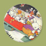 Sledding Bunnies Magnet Sledding Bunnies Magnet