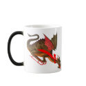 Sledding Dragon mugs