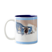 Sledding hamster mugs
