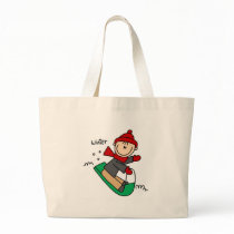 Sledding The Winter Snow Bag by stick_figures Sledding The Winter Snow Bag