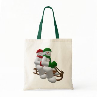 Sledding Snowmen