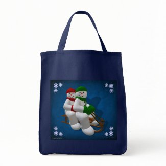 Sledding Snowmen