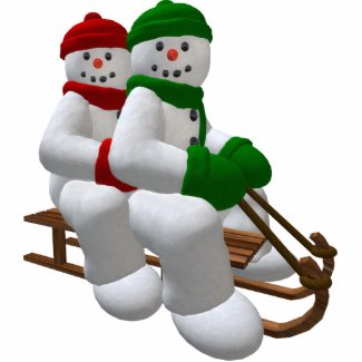 Sledding Snowmen