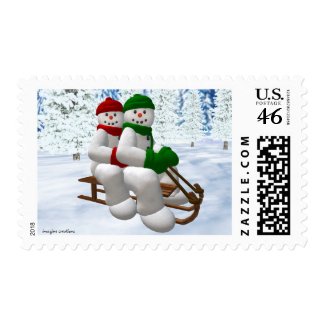 Sledding Snowmen
