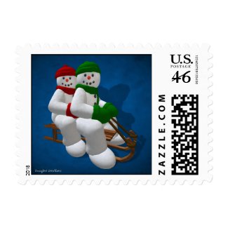 Sledding Snowmen