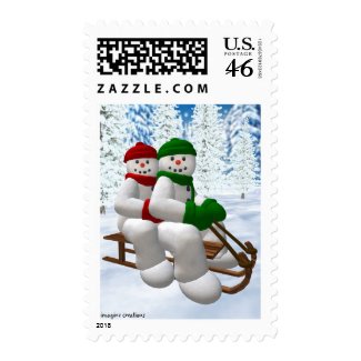 Sledding Snowmen