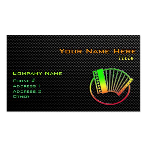 Sleek Accordion Business Cards