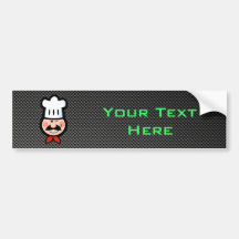 Sleek Chef Bumper Stickers