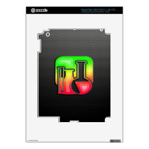 Sleek Chemistry Decals For iPad 3