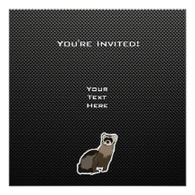 Sleek Ferret Invitations
