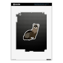 Sleek Ferret iPad 3 Decals