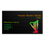 Sleek Harp Business Card Templates