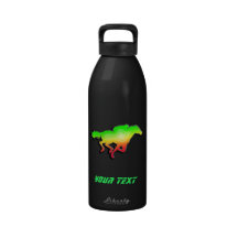 Sleek Horse Racing Drinking Bottles
