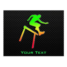 Sleek Hurdler Post Cards