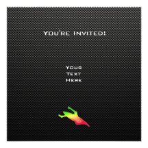 Sleek Kayaking Personalized Invitations