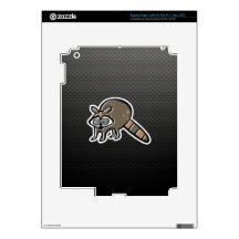 Sleek Raccoon iPad 3 Decal
