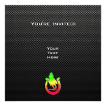 Sleek Rodeo Custom Invite