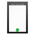 Sleek Shamrock Customized Stationery