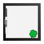 Sleek Shamrock Dry-Erase Whiteboards