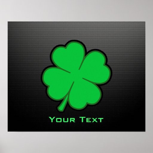 Sleek Shamrock Print