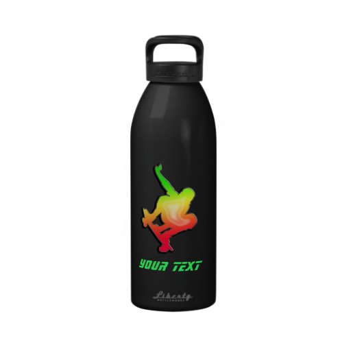 Sleek Skateboarding Drinking Bottles