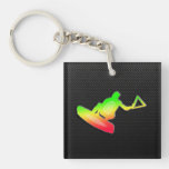 Sleek Wakeboarder Keychain