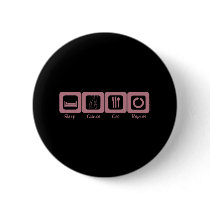 Sleep Ballet Eat Repeat buttons by Mall4MyLife Sleep Ballet Eat Repeat buttons