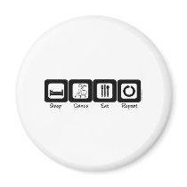 Sleep Ballroom Eat Repeat magnets by Mall4MyLife Sleep Ballroom Eat Repeat magnets