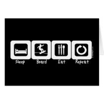 Sleep Board Eat Repeat Card