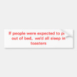 sleep bumper stickers
