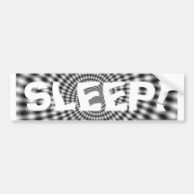 SLEEP! BUMPER STICKERS