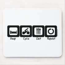 Sleep Cycle Eat Repeat mousepads