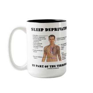 Sleep Deprivation Is Part Of The Territory mug