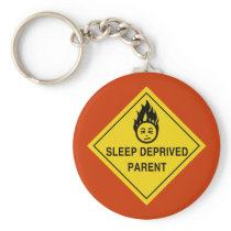 Sleep Deprived Parent Keychain