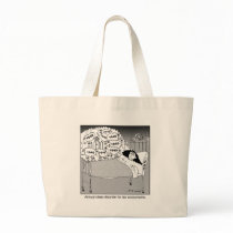 Sleep disorder for tax accountants canvas bag