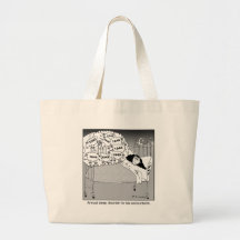 Sleep disorder for tax accountants canvas bag
