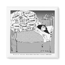 Sleep disorder for tax accountants fridge magnet