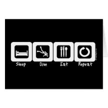 Sleep Dive Eat Repeat Cards